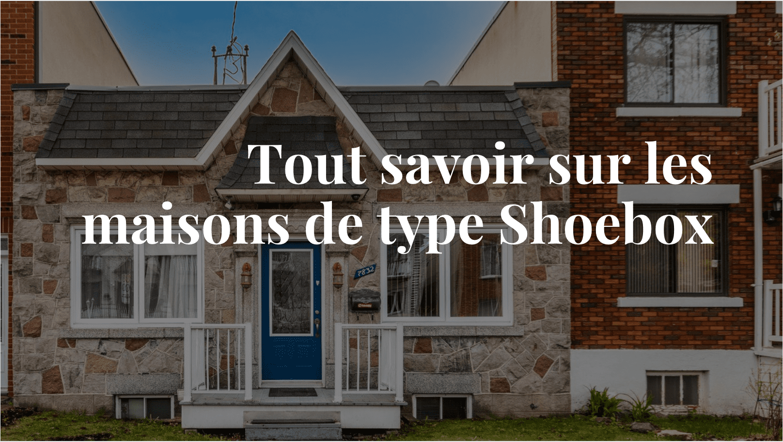 Actualité immobilière, maison de type shoebox