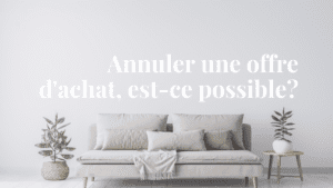 Offre d'achat Montréal