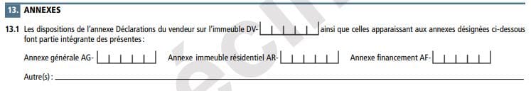 Promesse d'achat 13 - Courtier immobilier montreal