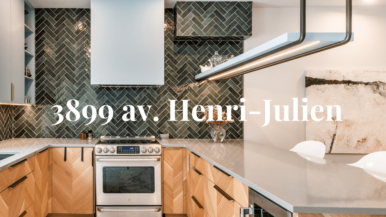 3899 av. Henri-Julien | Cottage au design éclaté - Plateau