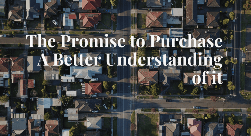 The promise to purchase