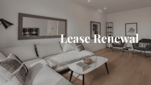 Lease renewal - Courtiers immobiliers Montréal