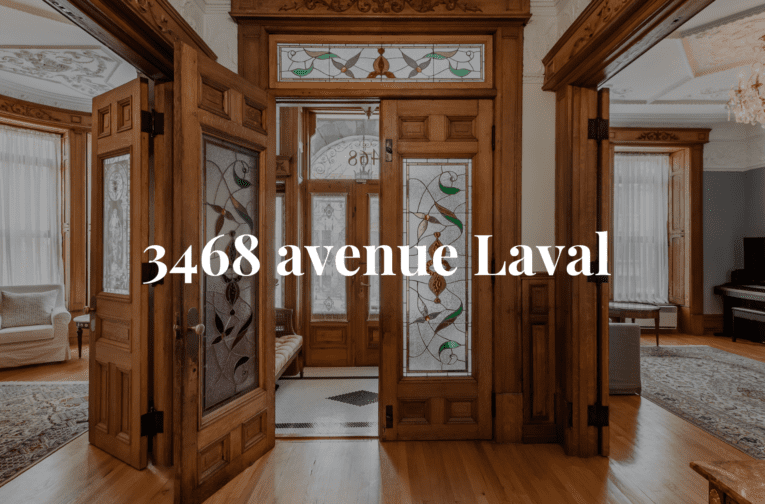 Bannière 3468 avenue Laval