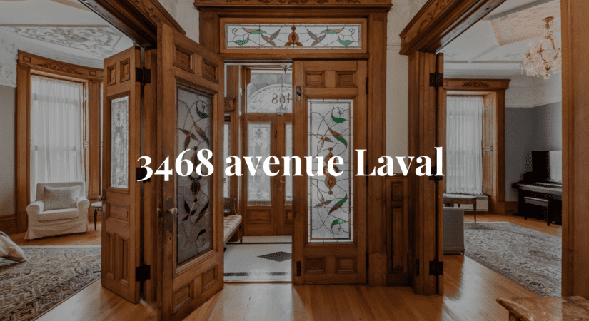 Bannière 3468 avenue Laval