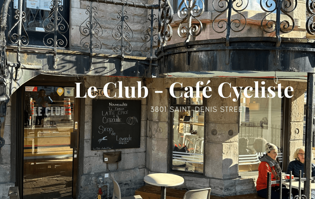 Le café cycliste sale