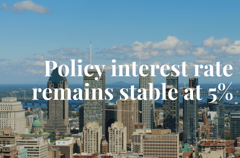 Policy interest rate - March 6 - Real estate market